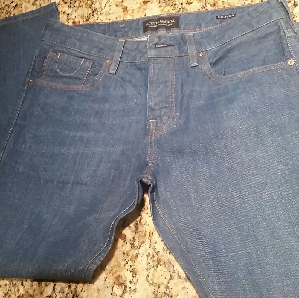 Scotch & Soda Ralston Jeans 33x34 Amsterdam Blauw